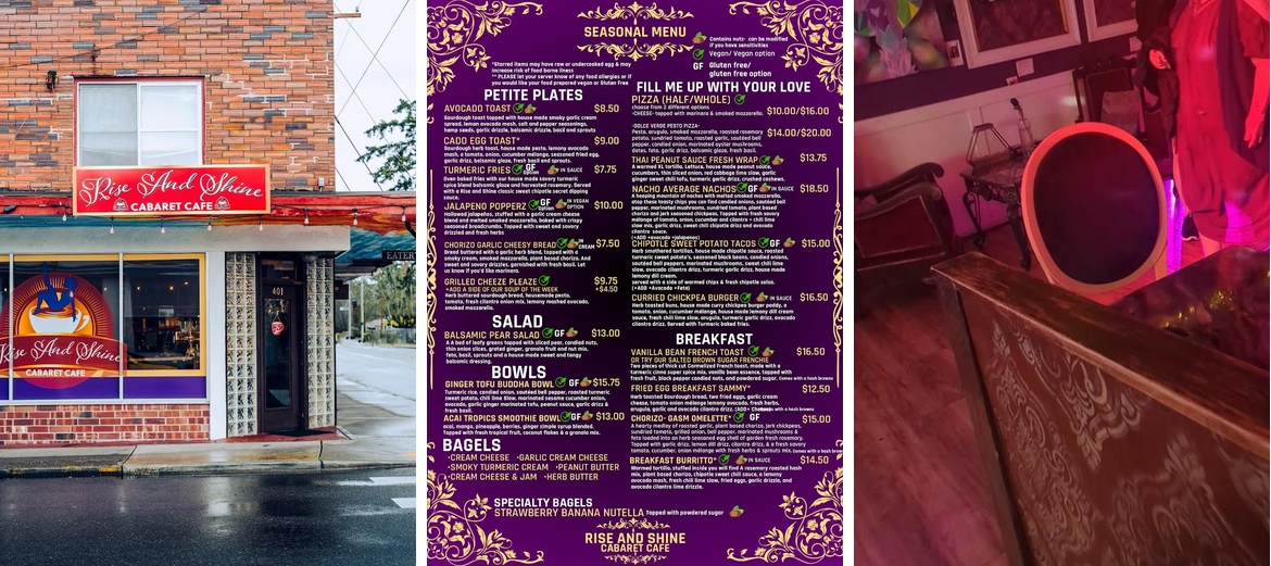 Rise And Shine Cabaret Cafe