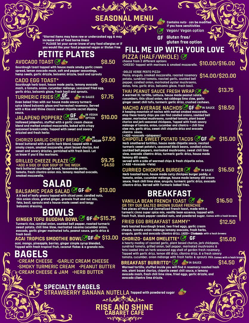 Rise And Shine Cabaret Cafe